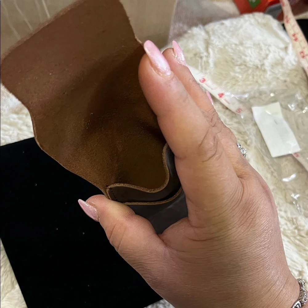 Sophisticated Dark Brown Pencil Case